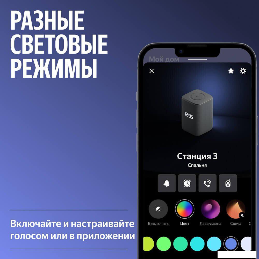 Умная колонка Яндекс Станция 3 (серый)