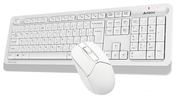 Офисный набор A4Tech Fstyler FG1012 (белый)
