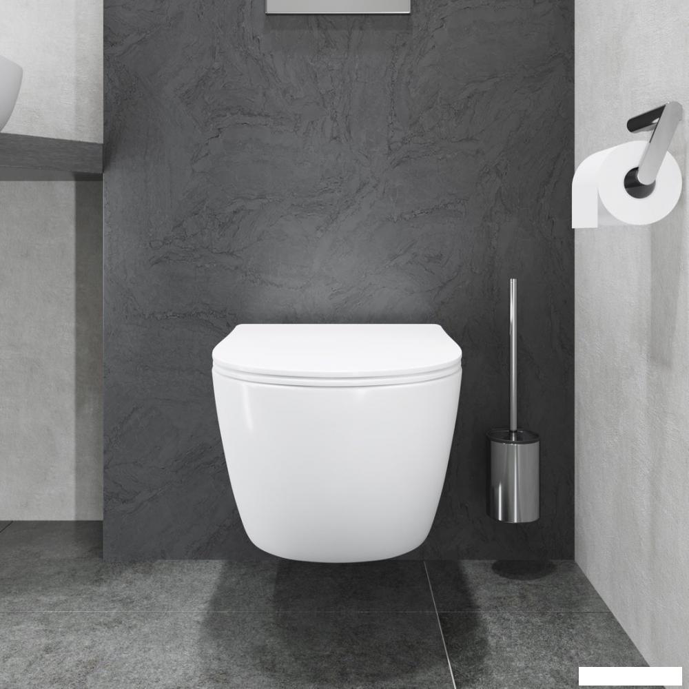 Унитаз подвесной Lauter Sulzdorf + GROHE Rapid SL 38772001 + панель GROHE 37131000 (белый с микролифтом)