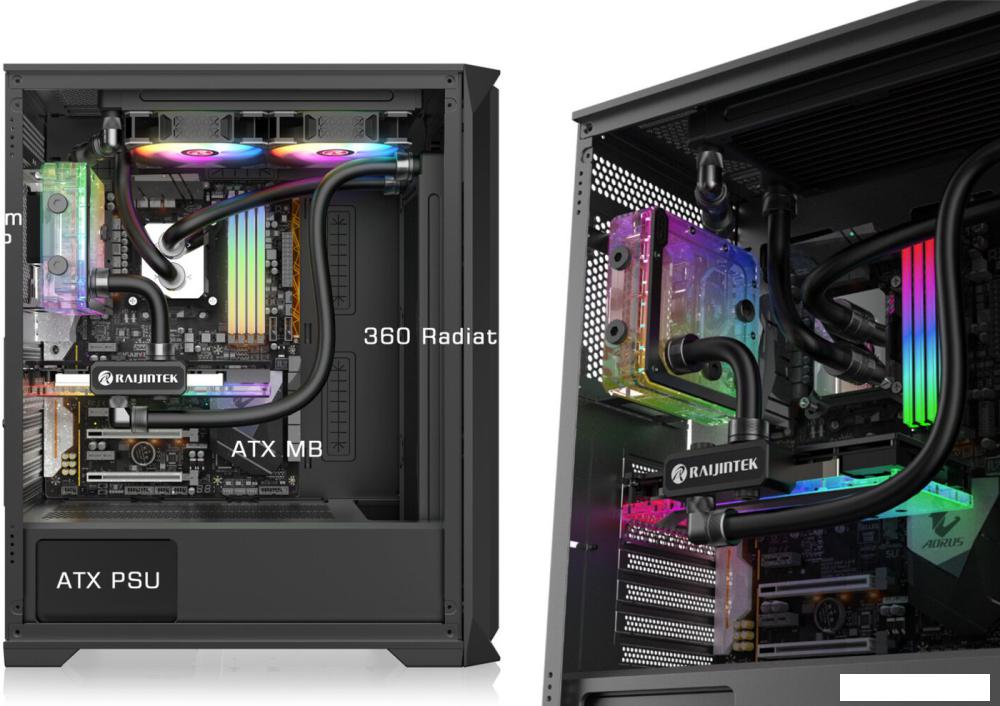 Корпус Raijintek Arcadia IV (черный)