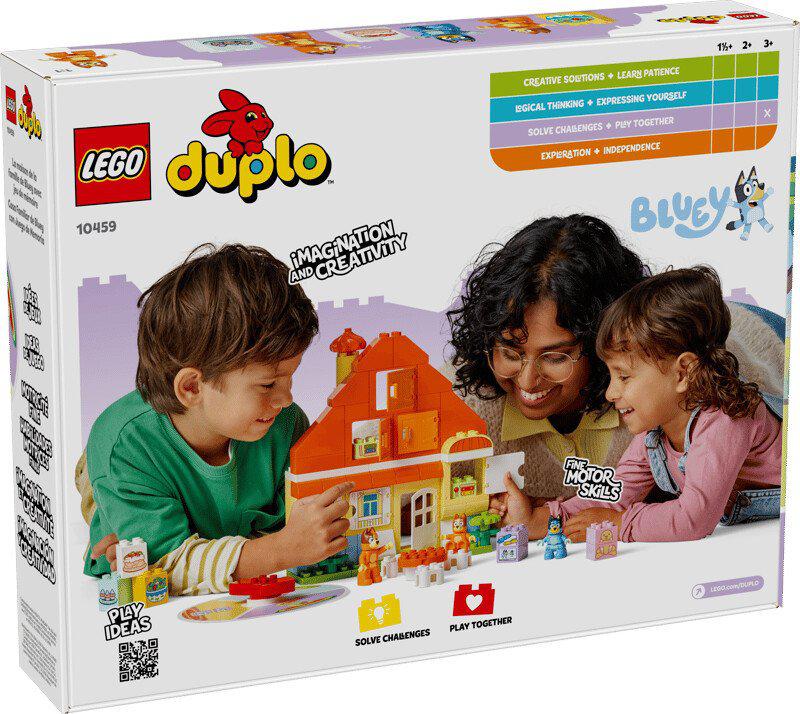 Конструктор LEGO DUPLO 10459 Bluey Семейный дом Блуи с игрой на память