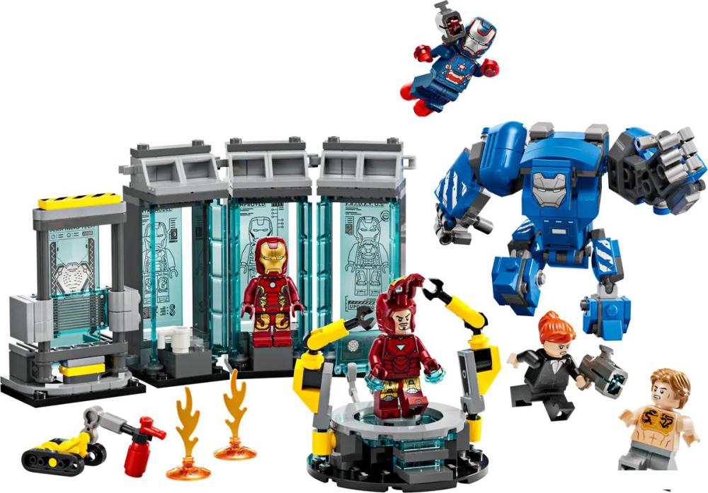 Конструктор LEGO Marvel Лаборатория Железного Человека: Зал Доспехов 76315