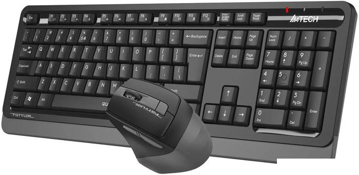 Офисный набор A4Tech Fstyler FGS1035Q (черный/серый)