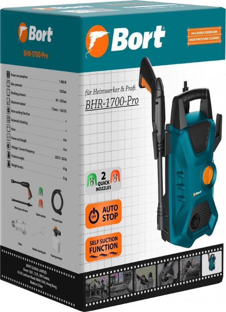 Мойка высокого давления Bort BHR-1700-Pro