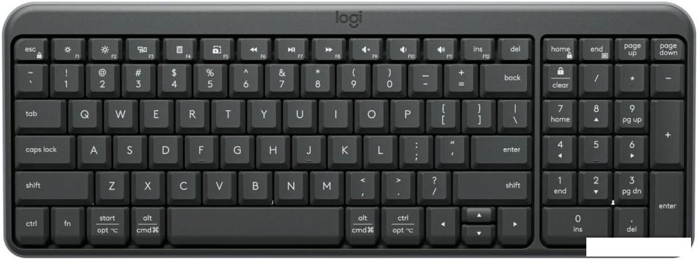 Клавиатура Logitech K250 Compact Bluetooth Wireless Keyboard 920-013452 (графит)