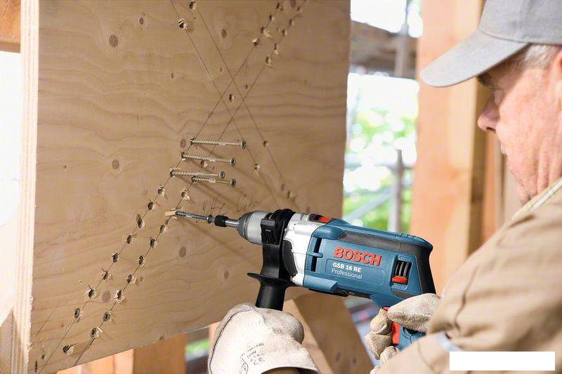 Ударная дрель Bosch GSB 16 RE Professional (060114E500)