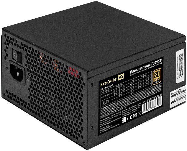 Блок питания ExeGate 750VSP FС EX297232RUS