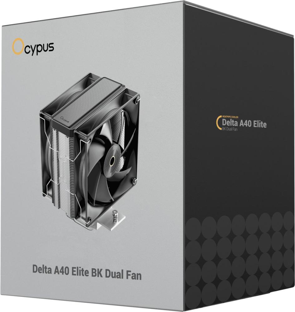 Кулер для процессора Ocypus Delta A40 Elite BK Dual FAN Delta-A40-BK2NNWN00X-GL