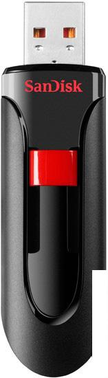 USB Flash SanDisk Cruzer Glide 256GB (черный) [SDCZ600-256G-G35]