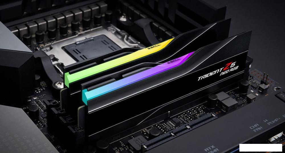 Оперативная память G.Skill Trident Z5 Neo RGB 4x64ГБ DDR5 6000 МГц F5-6000J3644D64GX4-TZ5NR