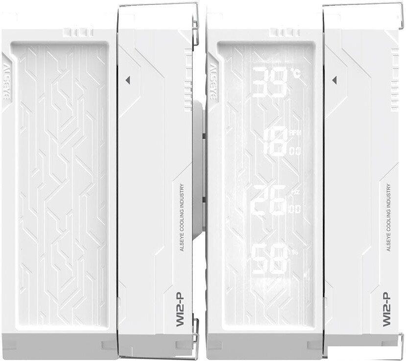 Кулер для процессора ALSEYE Q120DT Plus (белый)