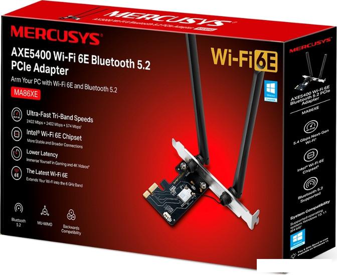 Wi-Fi/Bluetooth адаптер Mercusys MA86XE