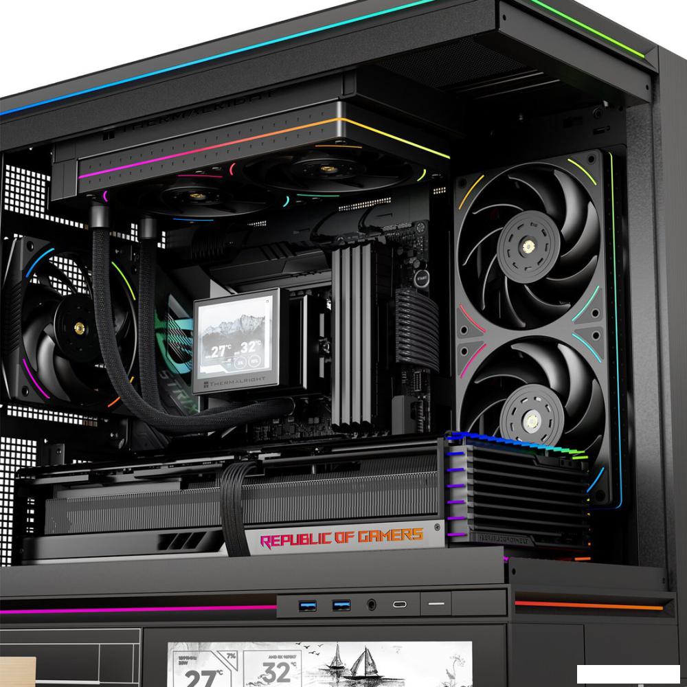 Комплект вентиляторов для корпуса Thermalright TL-UB24 (черный)