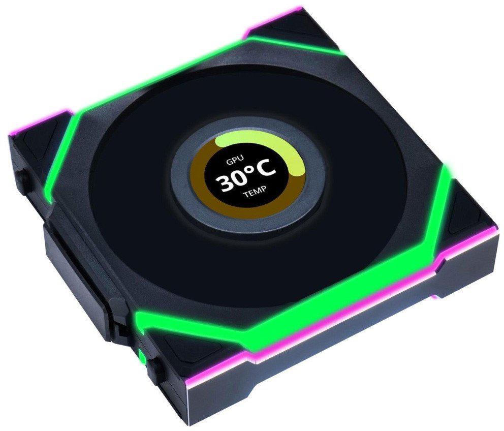 Вентилятор для корпуса Lian Li Uni Fan SL 120 Wireless LCD Reverse G99.12RSLLCD1W1B.R0