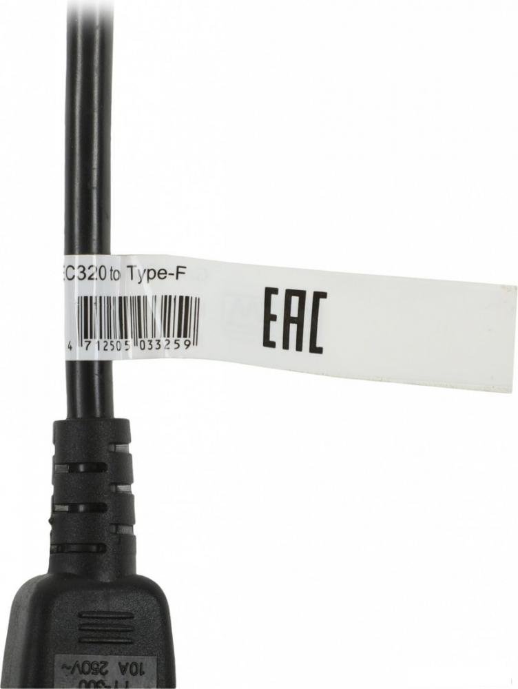 Адаптер Powercom SCUT IEC-320 C14 - Socket Type-F