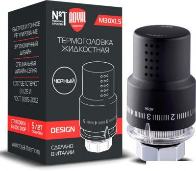 Термоголовка Royal Thermo Design М30х1,5 RTO 07.0008 (черный)