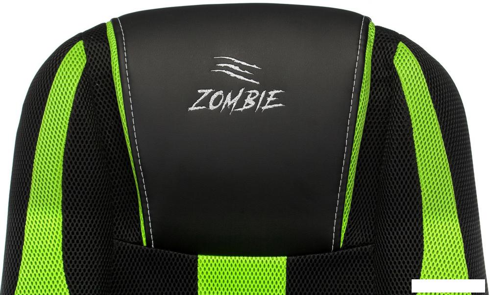 Игровое (геймерское) кресло Zombie 9 (черный/салатовый)