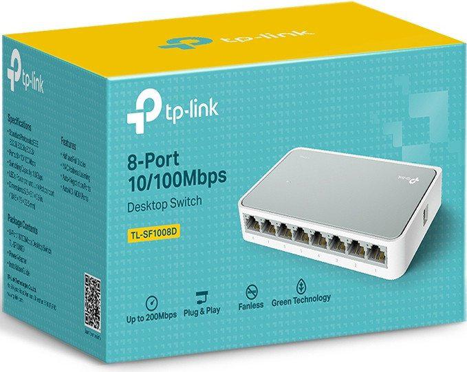 Неуправляемый коммутатор TP-Link TL-SF1008D