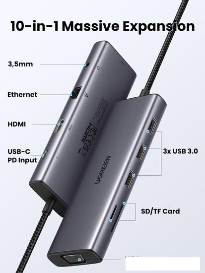 Док-станция Ugreen CM498 15601