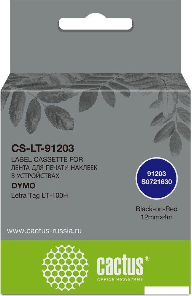 Картридж CACTUS CS-LT-91203 (аналог Dymo LT-91203)