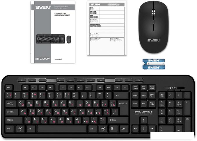 Офисный набор SVEN KB-C3200W