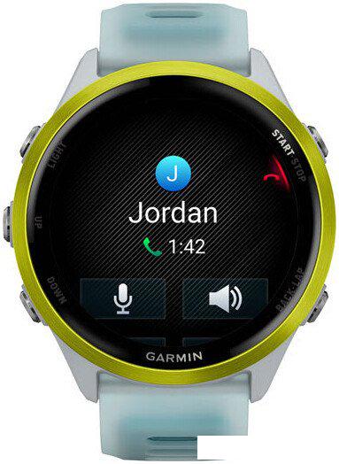 Умные часы Garmin Forerunner 570 47 мм (серебристый/желтый)