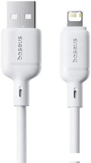 Кабель Baseus Silky Series Fast Charging Cable USB Type-A - Lightning (1 м, белый)
