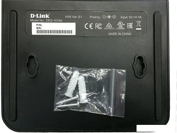 Неуправляемый коммутатор D-Link DES-1016A/E2A