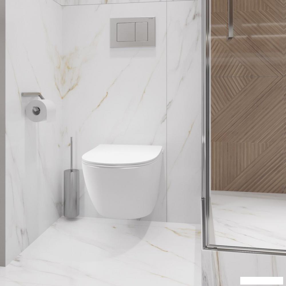 Унитаз подвесной Lauter Sulzdorf + GROHE Rapid SL 38772001 + панель GROHE 37131000 (белый с микролифтом)