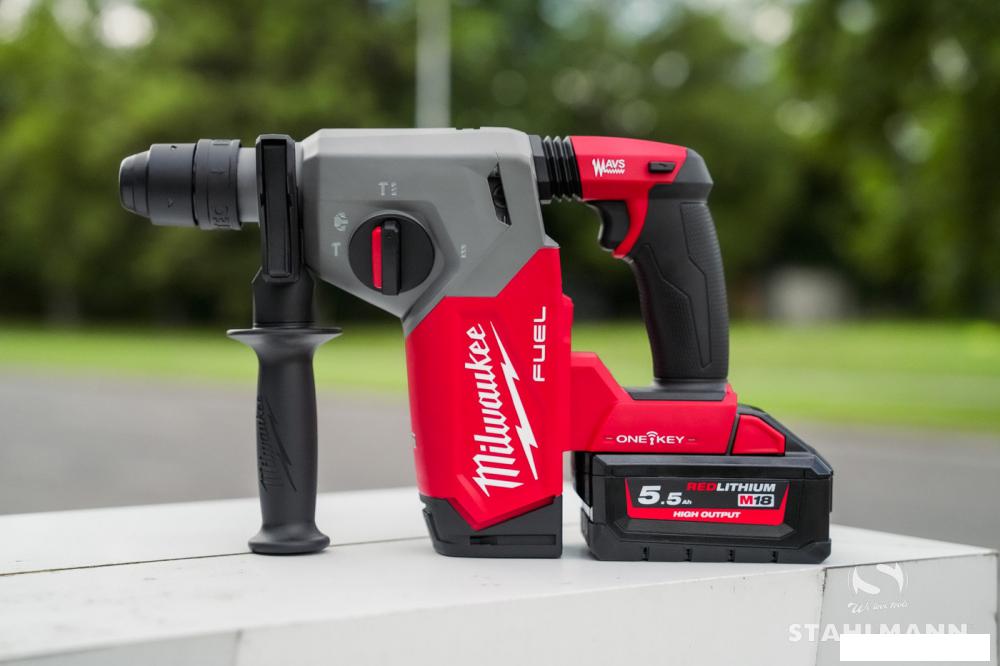 Перфоратор Milwaukee M18 FUEL M18ONEFHX-552X 4933478504 (с 2-мя АКБ, кейс)