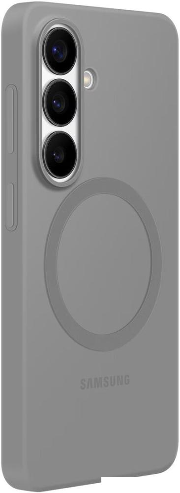 Чехол для телефона Samsung Silicone Magnet Case для Samsung Galaxy S26 (серый)