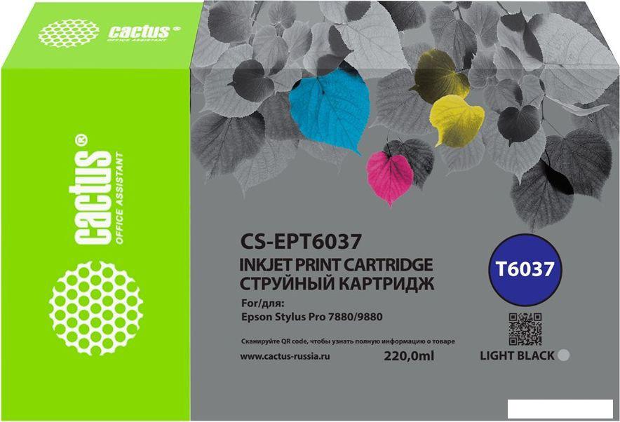 Картридж CACTUS CS-EPT6037 (аналог Epson EPT6037)