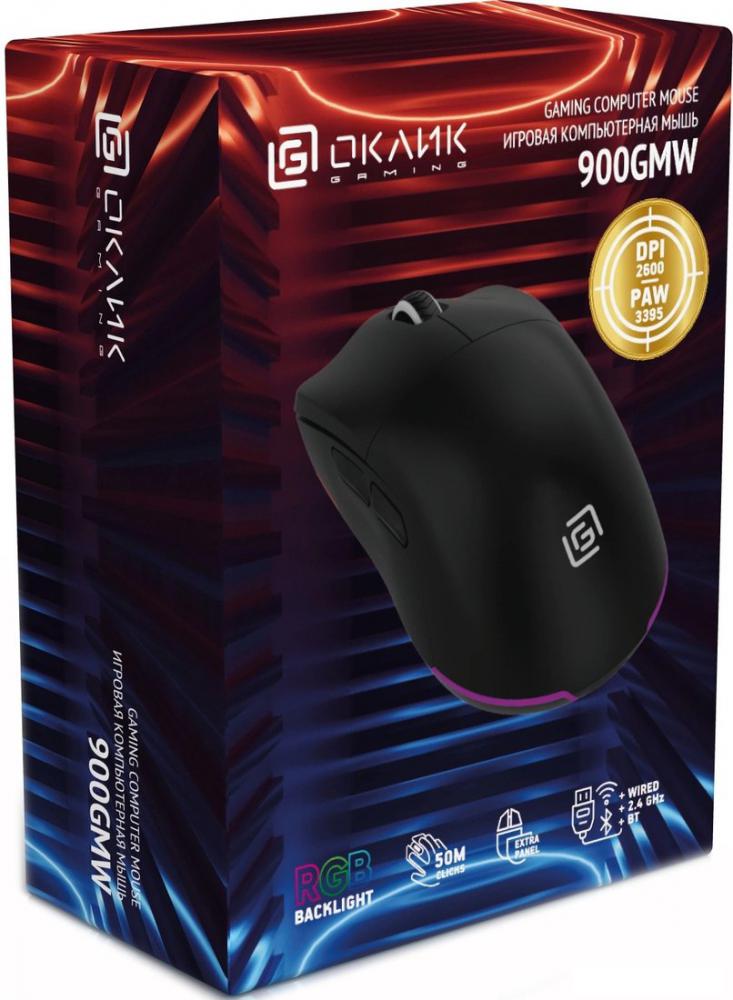 Игровая мышь Оклик 900GMW (черный)