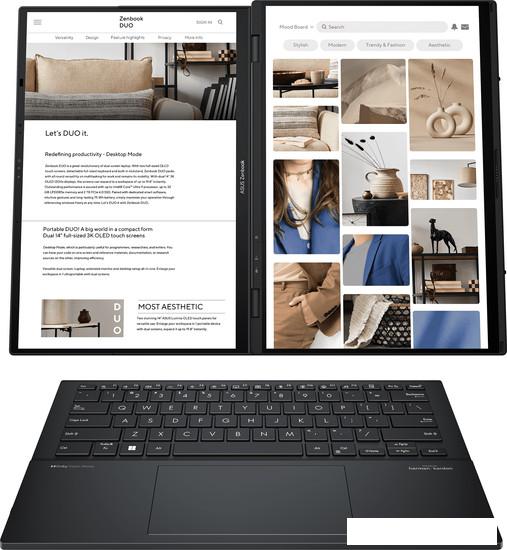 Рабочая станция ASUS Zenbook 14 Duo OLED UX8406MA-QL056W