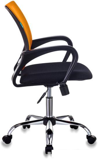 Офисное кресло Бюрократ CH-695N/SL/OR/BLACK (черный/оранжевый)