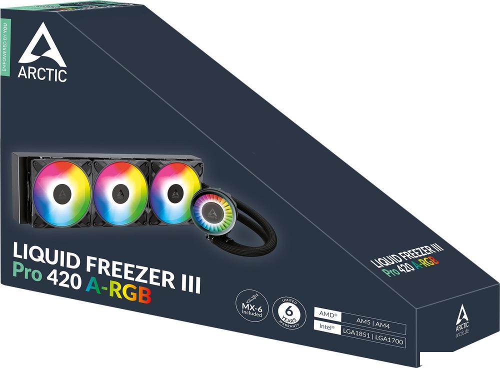 Система жидкостного охлаждения для процессора Arctic Liquid Freezer III Pro 420 A-RGB ACFRE00185A