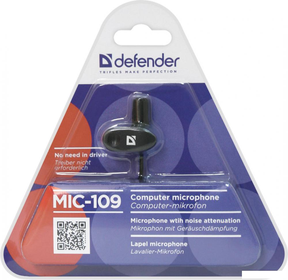 Проводной микрофон Defender MIC-109