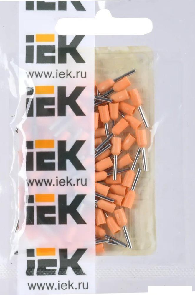 Гильза для кабеля IEK UGN10-D05-02-08 (100 шт, оранжевый)