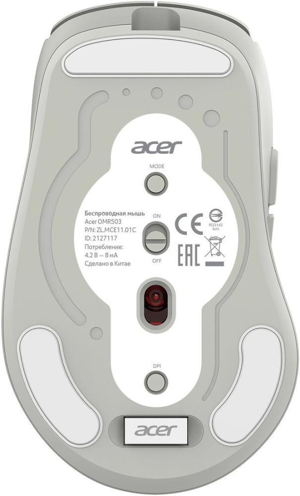 Мышь Acer OMR503 (светло-серый)