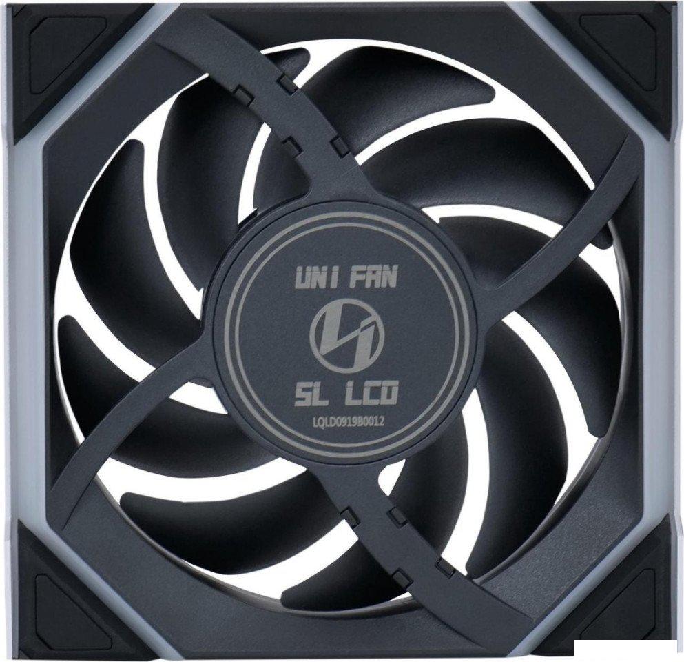Вентилятор для корпуса Lian Li Uni Fan SL 120 Wireless LCD Reverse G99.12RSLLCD1W1B.R0