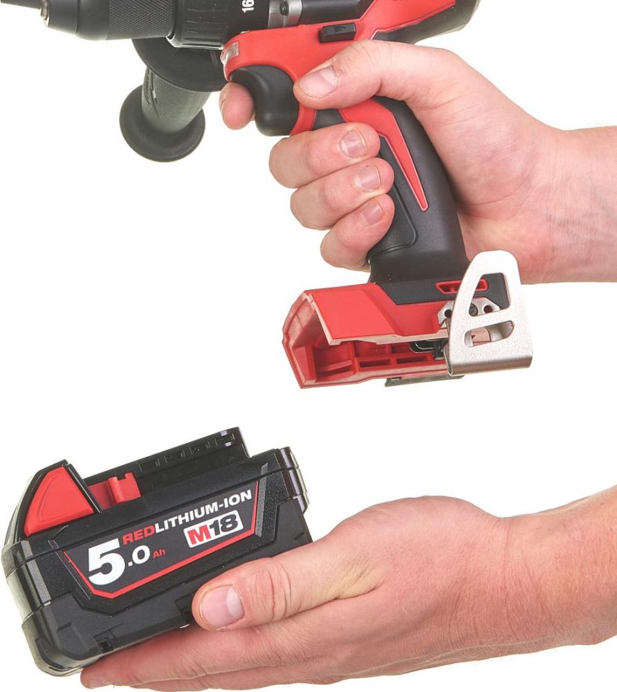 Ударная дрель-шуруповерт Milwaukee M18 BLPD2-502X 4933464517 (с 2-мя АКБ 5 Ач, кейс)