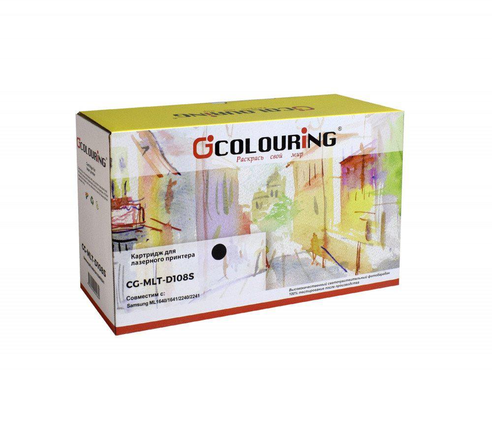 Картридж Colouring CG-MLT-D108S (аналог Samsung MLT-D108S)