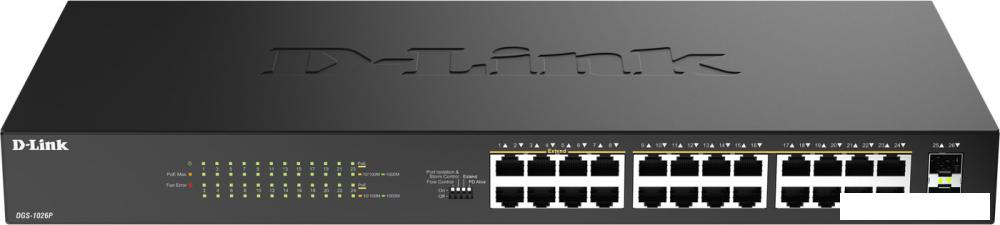 Неуправляемый коммутатор D-Link DGS-1026P/A1A