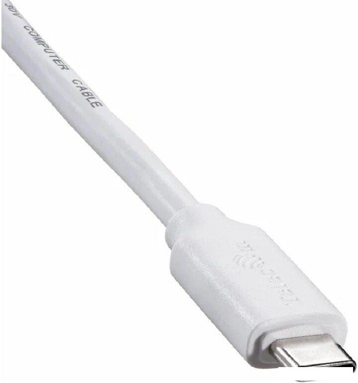 Кабель Telecom TUS719W-1.2M USB Type-C - USB Type-C (1.2 м, белый)