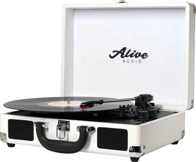 Виниловый проигрыватель Alive Audio Glam Milk