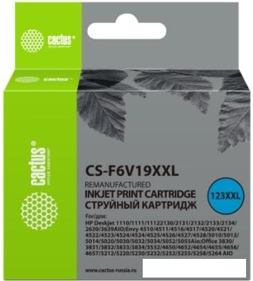 Картридж CACTUS CS-F6V19XXL (аналог HP 123XL F6V19AE)