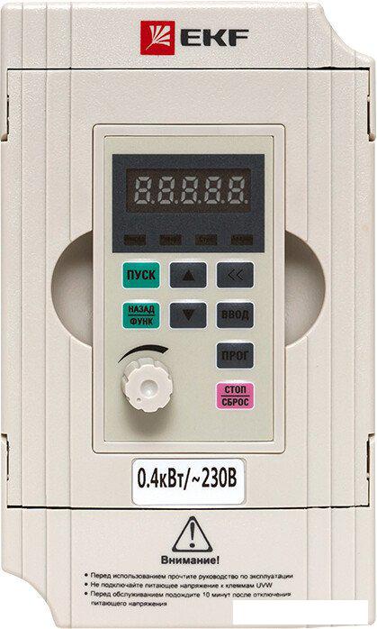 Частотный преобразователь EKF PROxima VT100-0R4-1B