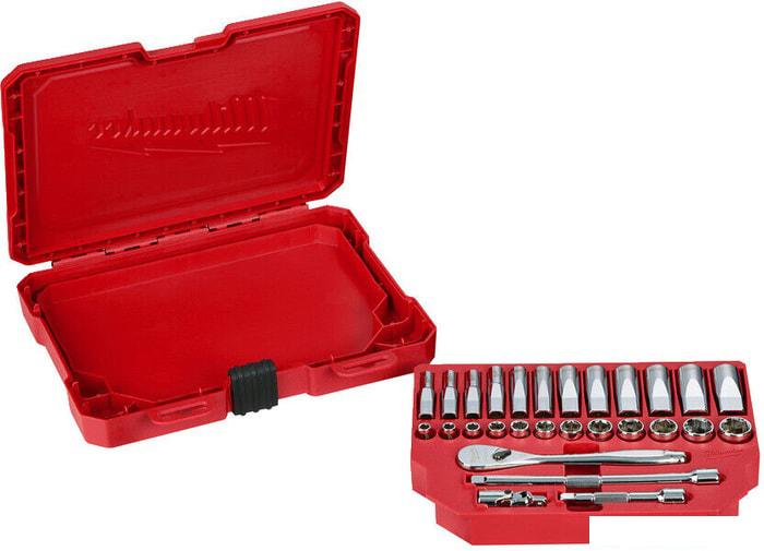 Набор трещотка с головками Milwaukee 4932464943 (28 предметов)