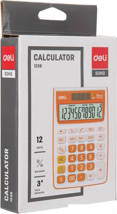 Бухгалтерский калькулятор Deli E1238black