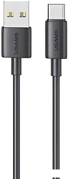 Кабель Usams SJ708 USB Type-A - USB Type-C (1 м, черный)